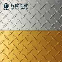 custom supply high quality 5bars tread price 5052 5754 aluminium stair diamond  plate