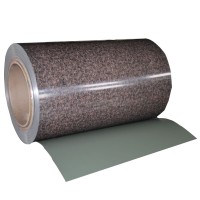 Marble stone pattern coated aluminum coil